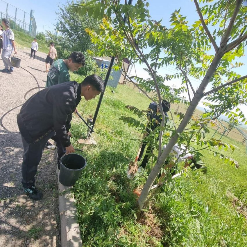 “ТАЗА ҚАЗАҚСТАН” РЕСПУБЛИКАЛЫҚ ЭКОЛОГИЯЛЫҚ АКЦИЯСЫ АЯСЫНДА  “МЕНІҢ МЕКТЕБІМ” АТТЫ ІС ШАРА ӨТТІ